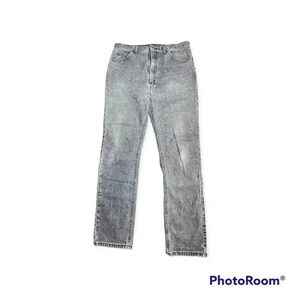 Vintage 90s Lee riders black ice acid wash jeans. 38x34. Union made USA